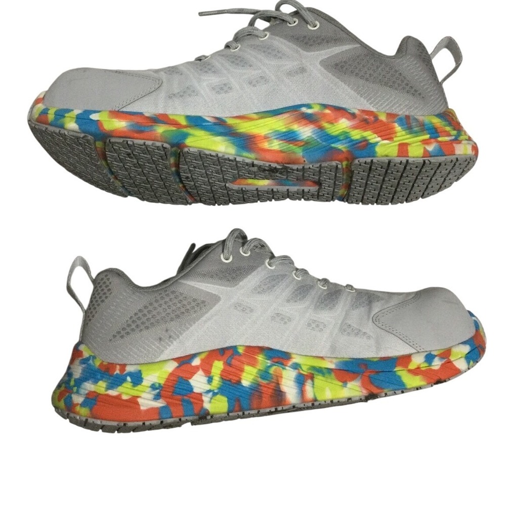 Merrell Work Shoes Womens 9 Gray Tie Dye Composite Toe Safety Sneakers J005176
